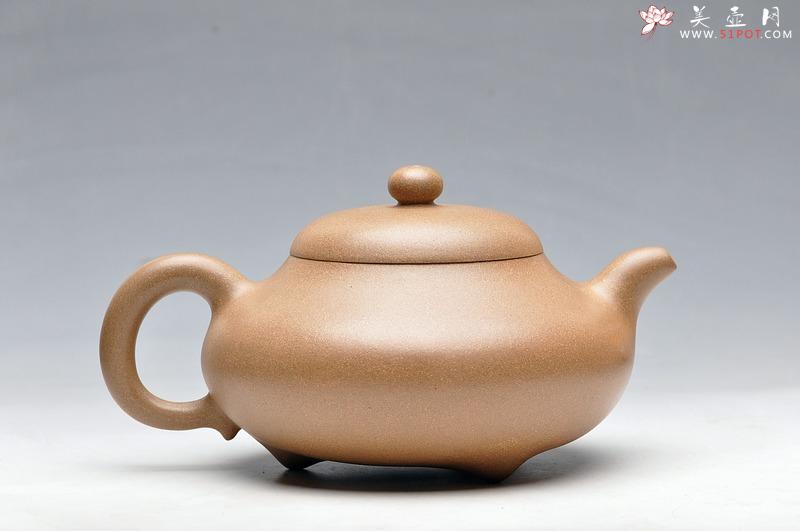 紫砂壶图片：工正 明针优秀 刹凹 霸气的全手三足乳鼎 - 美壶网