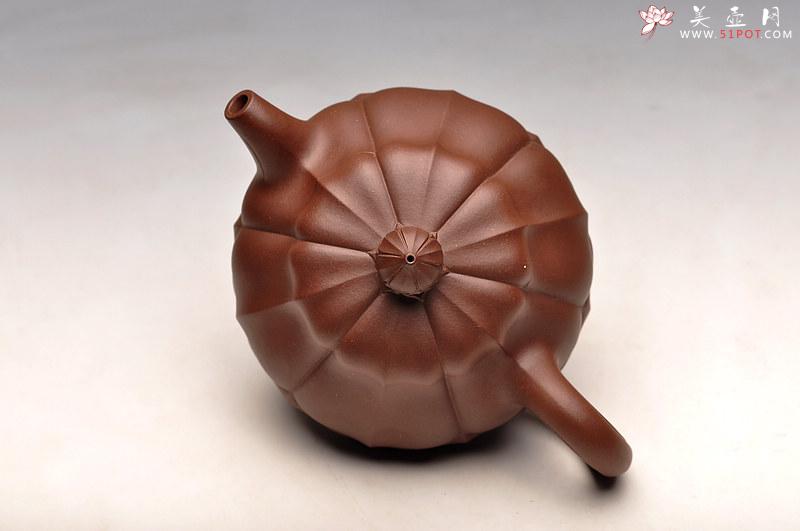 紫砂壶图片：美感十足 稳重 线条明晰 筋囊风采 高合菱 - 美壶网