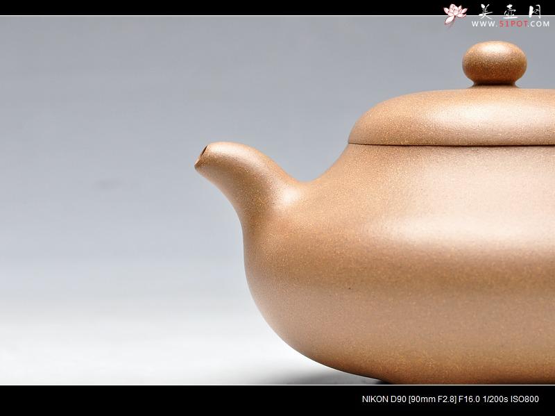 紫砂壶图片：工正 明针优秀 刹凹 霸气的全手三足乳鼎 - 美壶网