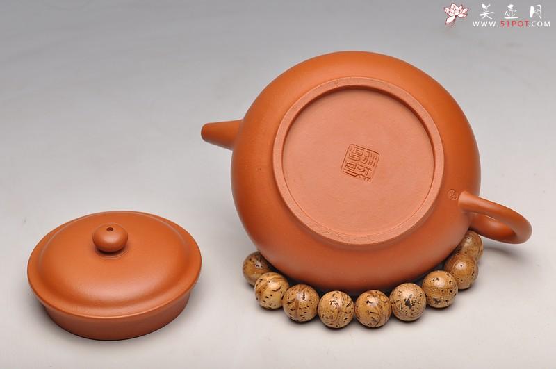 紫砂壶图片：敦厚朴实 优质朱泥  杀铁利器 全手直流宫灯 - 美壶网