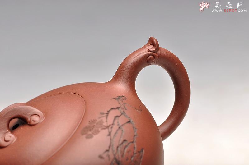 紫砂壶图片:饱满敦厚 口盖严合 如意桥韵 - 美壶网