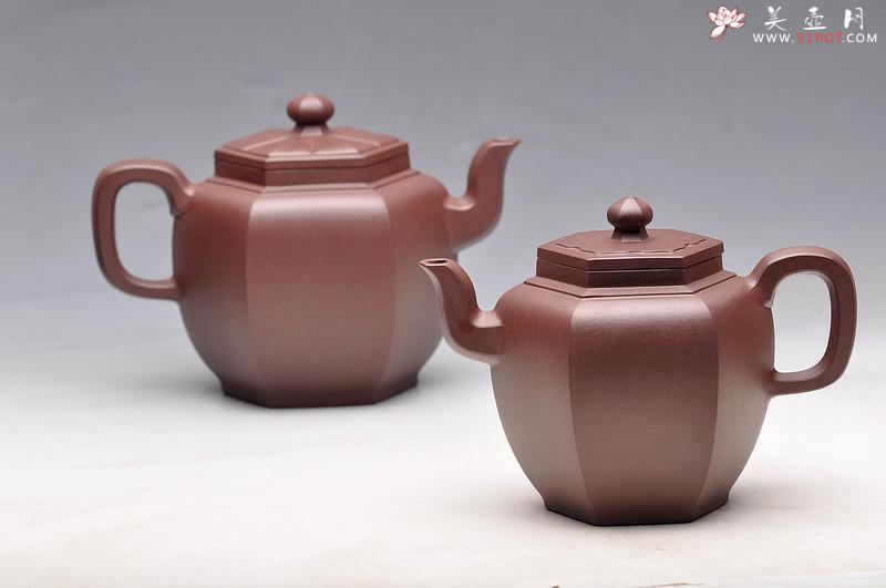 紫砂壶图片：俊雅遗风 工精实力新品 全手小步步高登 实用 - 美壶网