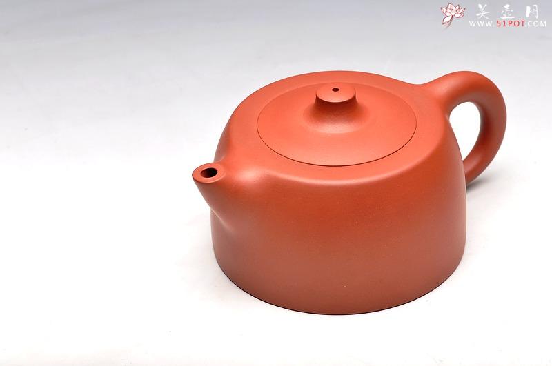 紫砂壶图片：非常有特色的 全手嵌盖天际 敦厚可人 - 美壶网