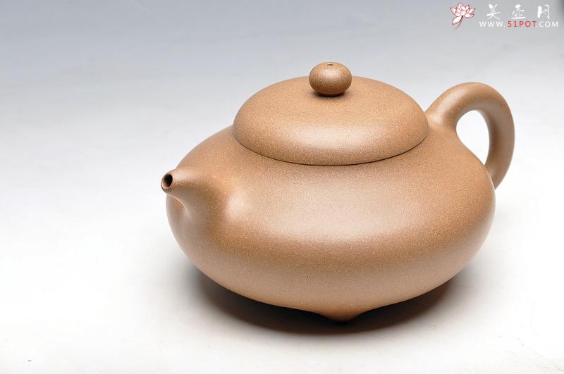 紫砂壶图片：工正 明针优秀 刹凹 霸气的全手三足乳鼎 - 美壶网
