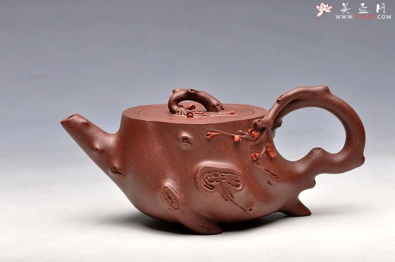 紫砂壶图片：实用精品小花货 立体梅花惊艳 全手小喜上眉梢  - 美壶网