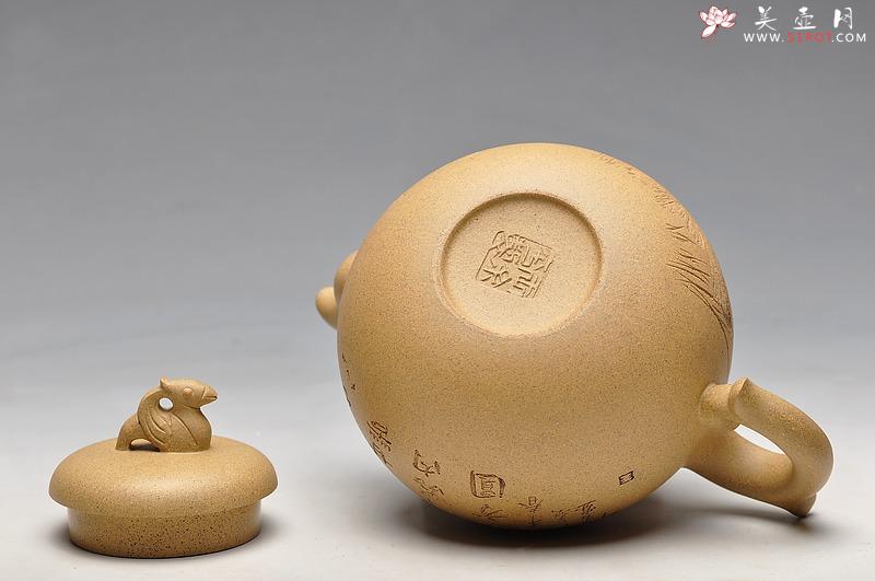 紫砂壶图片：水归器内各观方圆  大品  如意凤鸣 送礼佳品 - 美壶网