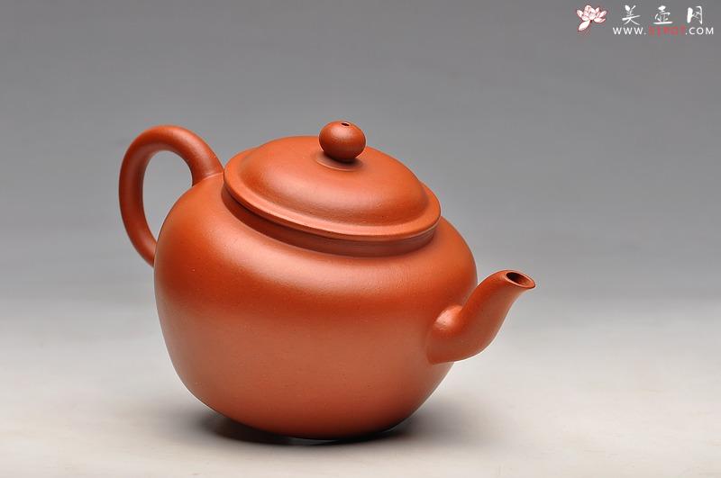 紫砂壶图片：简洁实用 敦实闲味 老朱泥 全手舒和 - 美壶网