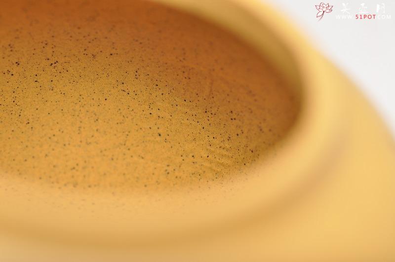 紫砂壶图片：线条流畅 挺拔优雅 全手迎春 墨陶装饰王翔鸟 - 美壶网