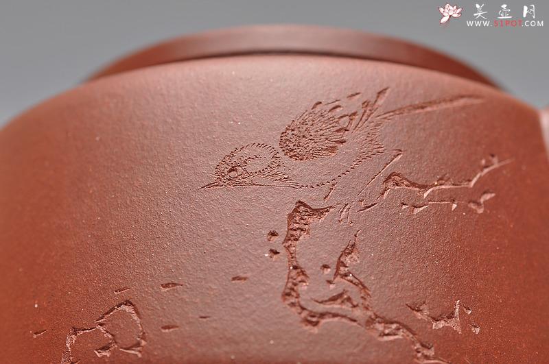 紫砂壶图片： 陆轶舟老师装饰  全手桑扁 耐品实用 - 美壶网