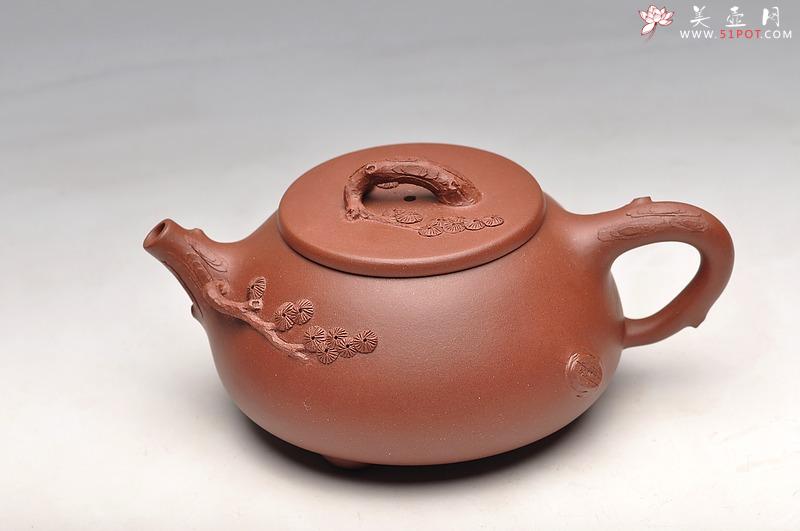 紫砂壶图片:道法自然 实用花器 梅、松石瓢 - 美壶网