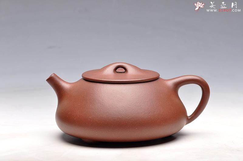 紫砂壶图片：饱满厚重 气质雅然 优质地槽青  全手工大满瓢 - 美壶网