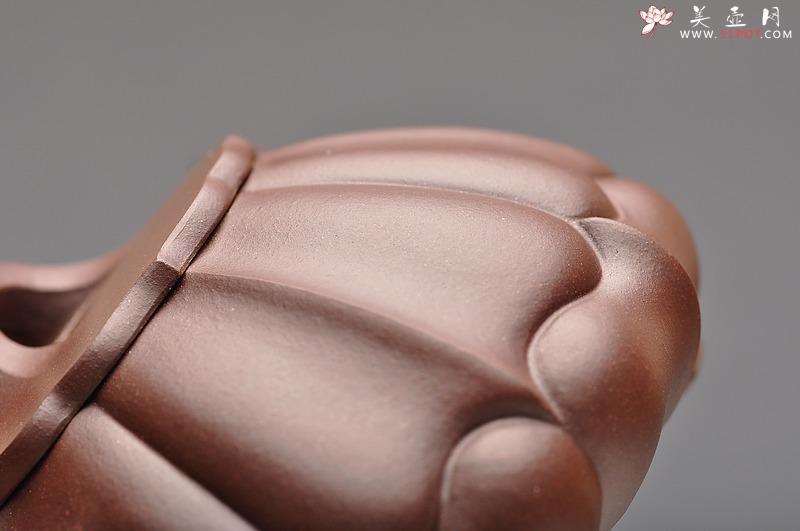 紫砂壶图片：骨肉分明  筋纹石瓢 肌肉男~ - 美壶网