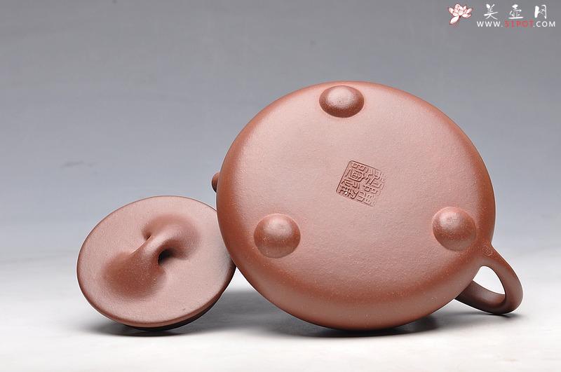 紫砂壶图片：饱满厚重 气质雅然 优质地槽青  全手工大满瓢 - 美壶网