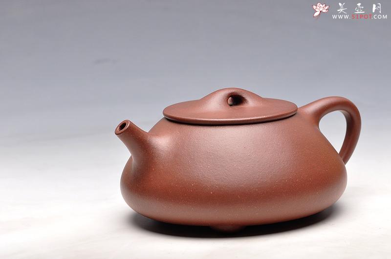 紫砂壶图片：饱满厚重 气质雅然 优质地槽青  全手工大满瓢 - 美壶网