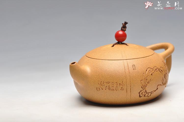 紫砂壶图片：摹玉成窑之味 深得其妙 妙不可言 全手东石逸品 - 美壶网