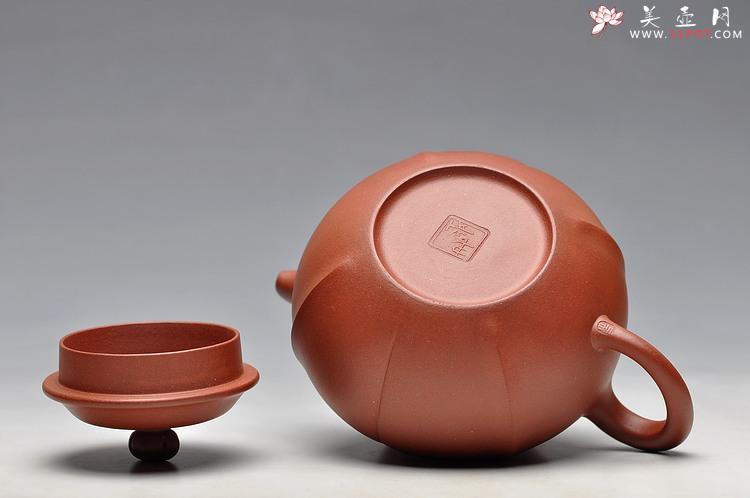 紫砂壶图片：优质底料 吴杰新作 值得期待 全手筋纹莲子 - 美壶网