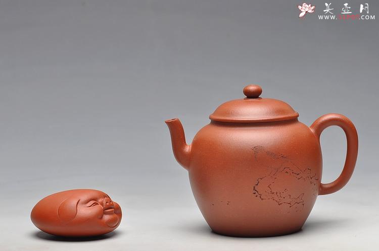 紫砂壶图片：袁新强摹古之作 全手禅心 古拙遗风 耐品实用 - 美壶网