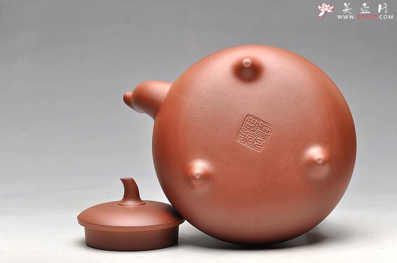 紫砂壶图片：壬辰年扛鼎力作 北瓜提梁  - 美壶网