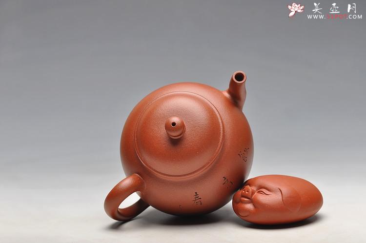 紫砂壶图片：袁新强摹古之作 全手禅心 古拙遗风 耐品实用 - 美壶网