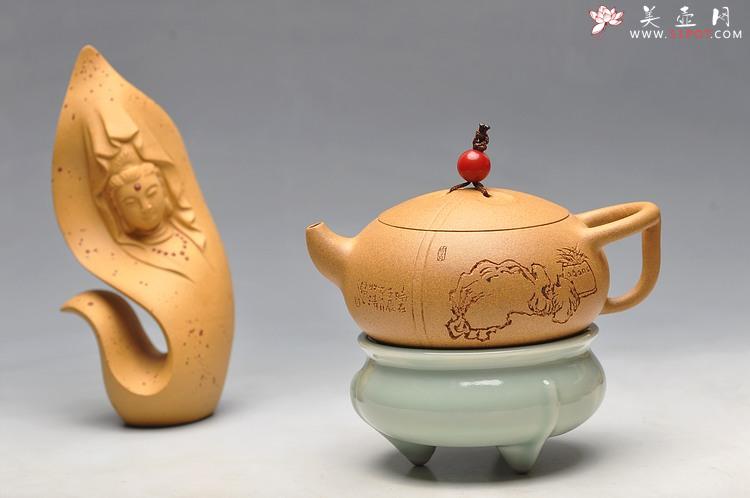 紫砂壶图片：摹玉成窑之味 深得其妙 妙不可言 全手东石逸品 - 美壶网