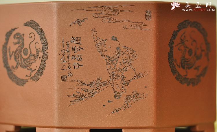 紫砂壶图片：八方水洗 收藏品 只供欣赏 - 美壶网