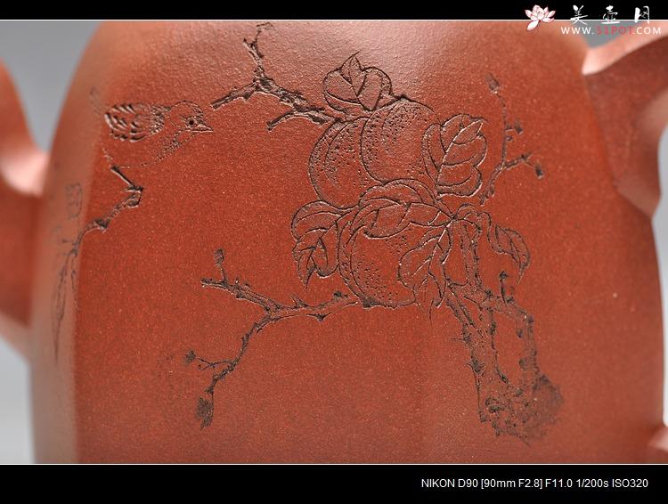 紫砂壶图片：浑厚古拙 方圆之妙 壶魂 高温烧制 - 美壶网