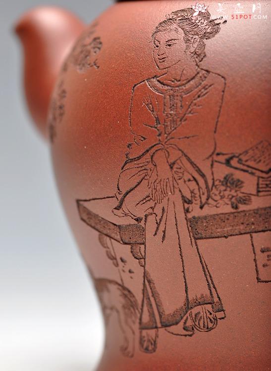 紫砂壶图片：亭亭玉立 娇俏灵动 谭华斌新作  忆江南 - 美壶网