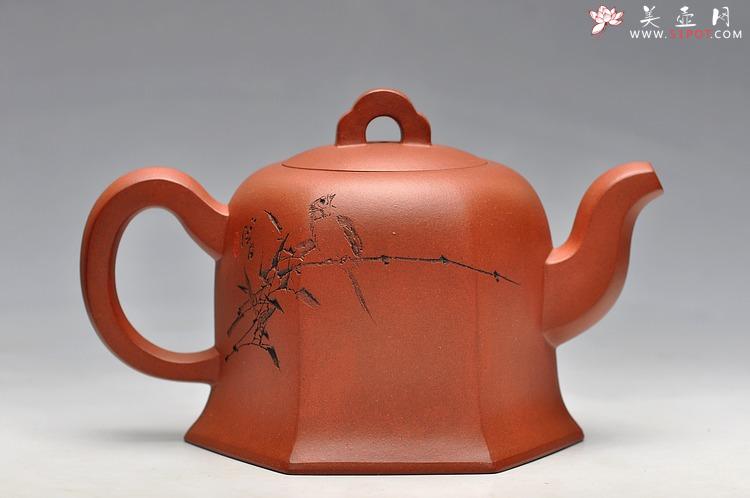 紫砂壶图片： 鲍志强高徒 历上清装饰 方鈡 优质底槽青 - 美壶网