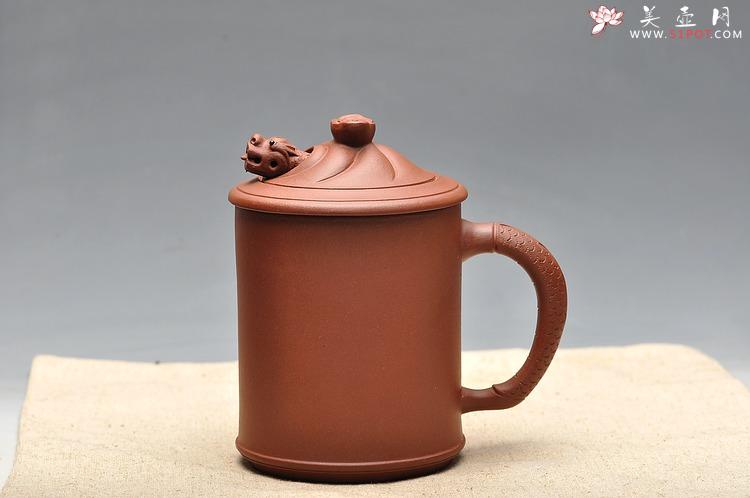 紫砂壶图片：龙杯 优质青水泥 自用送礼佳品 带高档锦盒 - 美壶网