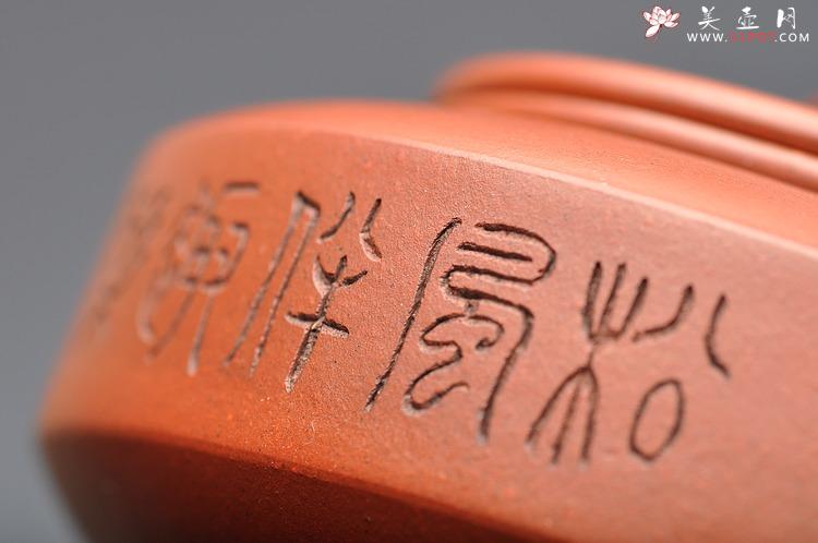 紫砂壶图片：优质底槽青 木言装饰 老味十足  线扁 - 美壶网