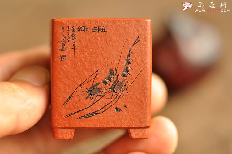 紫砂壶图片：朱泥 微型花盆 雅玩精品 藏品 只供欣赏 - 美壶网