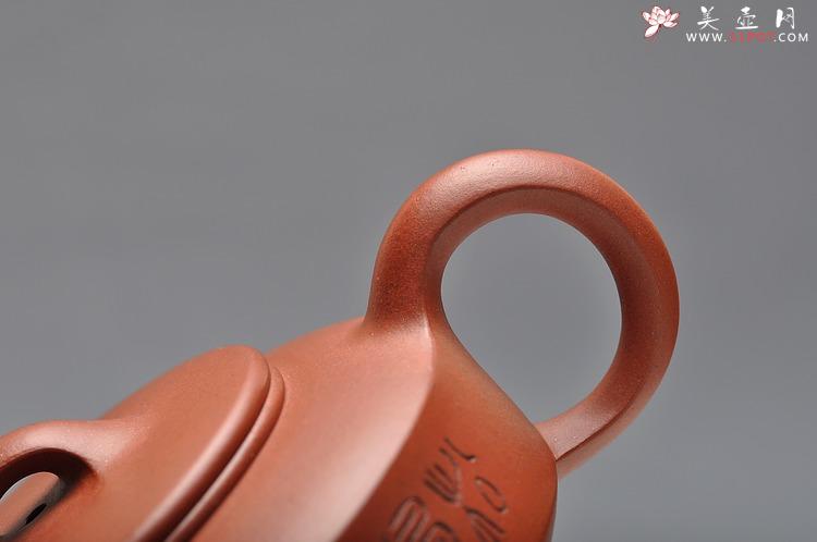 紫砂壶图片：优质底槽青 木言装饰 老味十足  线扁 - 美壶网