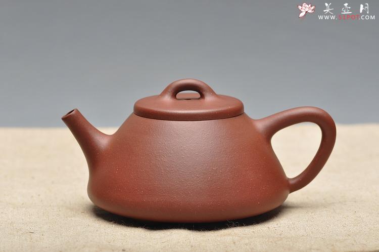 紫砂壶图片：石瓢主义 舒展文气 优质底槽青 全手子冶石瓢 - 美壶网