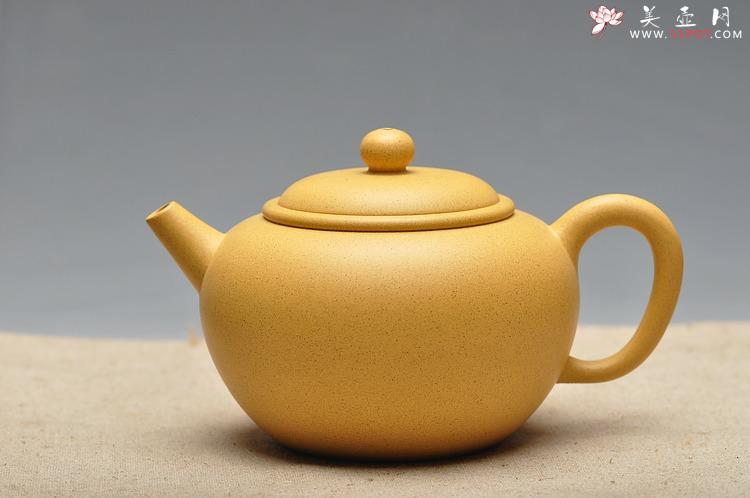 紫砂壶图片：形制古朴 饱满大气 精品亨圆  袁新强作品 - 美壶网