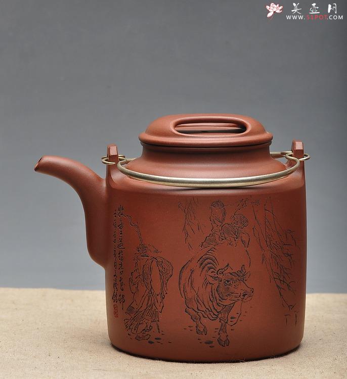 紫砂壶图片：耐品 神骏逸品 全手工洋桶 - 美壶网