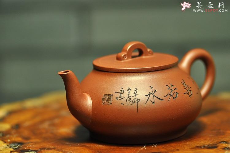 紫砂壶图片：线条流畅 别样风韵 玉桥 - 美壶网