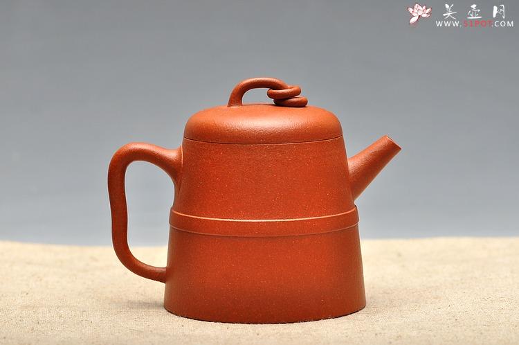 紫砂壶图片：经典作品 古朴典雅  全手花樽 - 美壶网