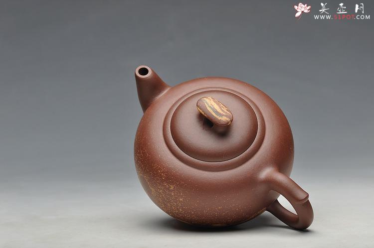 紫砂壶图片：双色通透绞泥 圆润可人 小桥流水 - 美壶网