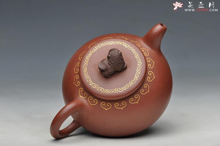 紫砂壶图片：真金装饰 自然优雅 送礼自用  如意狮韵 优质底槽青 - 美壶网