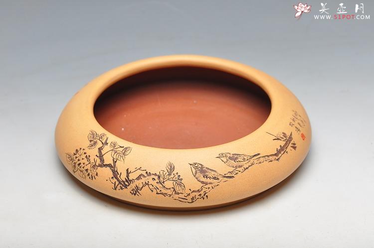 紫砂壶图片:文房雅玩 清雅老味 笔洗 - 美壶网