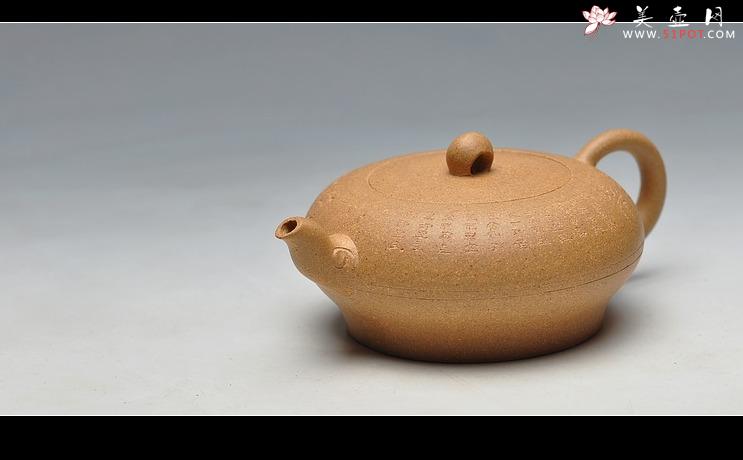 紫砂壶图片：一对小品 实用茶器 如意心经 - 美壶网