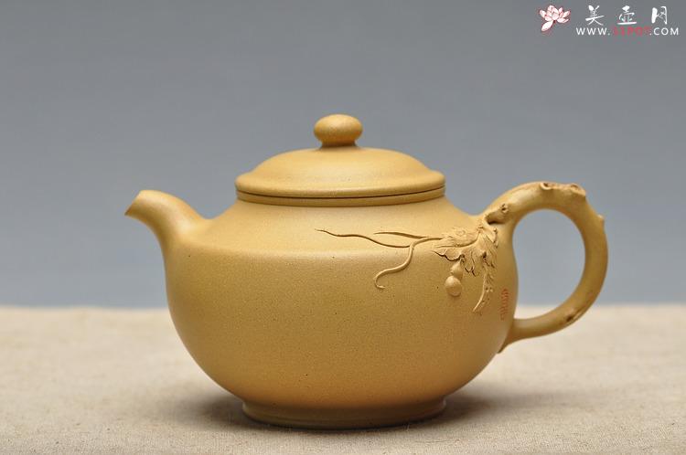 紫砂壶图片：不可一日无此君 宝葫芦 实用花货 - 美壶网