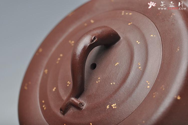 紫砂壶图片：原创作品 舒展淡雅  全手花好月圆 - 美壶网