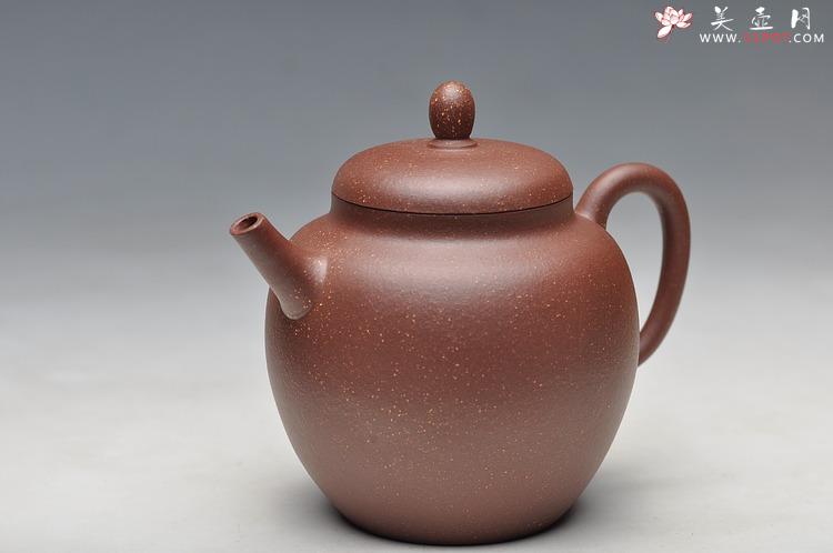 紫砂壶图片：紫玉金砂 质感漂亮 素心 杀茶利器 - 美壶网