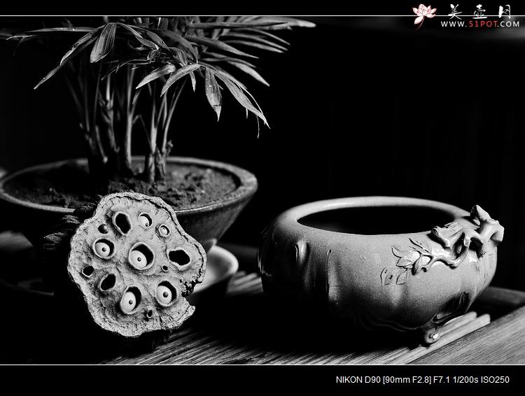 紫砂壶图片：全手文房水洗 香炉 雅趣十足 优质本绿 - 美壶网