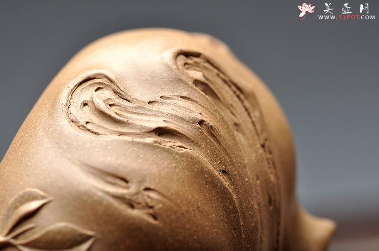 紫砂壶图片：全手文房水洗 香炉 雅趣十足 优质本绿 - 美壶网