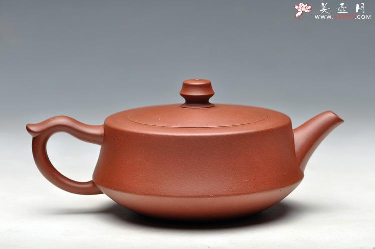 紫砂壶图片：口盖大 适合绿茶 优质青水泥 柱础 - 美壶网