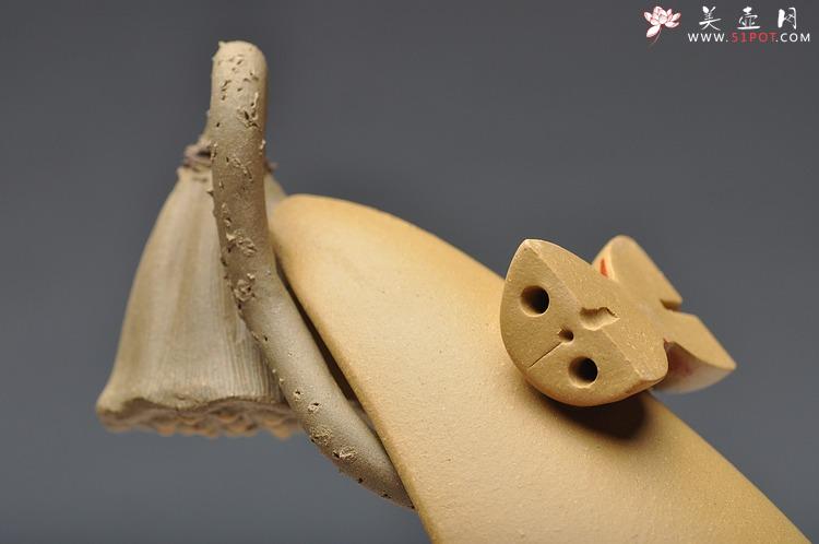 紫砂壶图片：荷叶香插 最新样式  蛮有特点 精致 - 美壶网