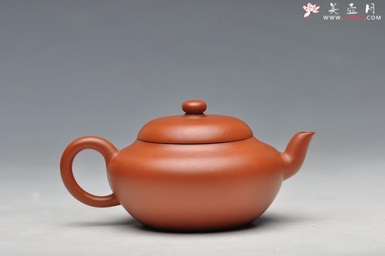 紫砂壶图片：明式小品 摹古之风 小巧别致 全手明韵 老朱泥 - 美壶网