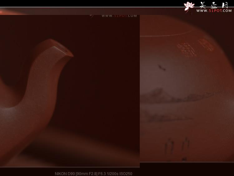 紫砂壶图片：六方一粒珠 - 美壶网